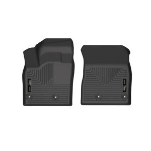 Nissan Rogue Floor Mats - Front - Husky Liners - X-act Contour - Black - `21-`22